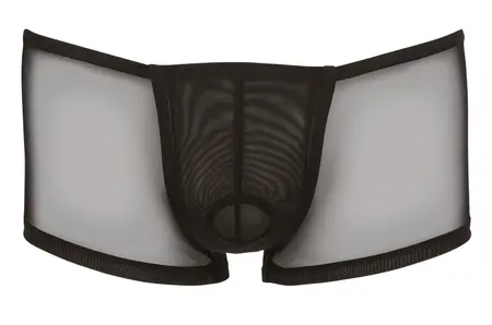 NEK Mesh Efekat Muške Pantalone M Stretch Poluprovidne Crne
