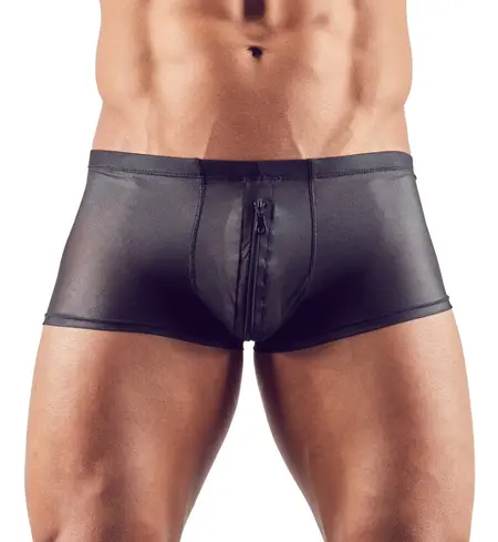 NEK Muške Prozirne Stretch Pantalone M Crne Poluprovidne sa Patent Zatvaračem