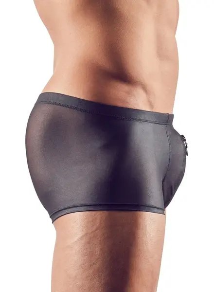 NEK Muške Prozirne Stretch Pantalone M Crne Poluprovidne sa Patent Zatvaračem