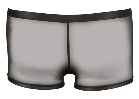NEK Muške Prozirne Stretch Pantalone M Crne Poluprovidne sa Patent Zatvaračem