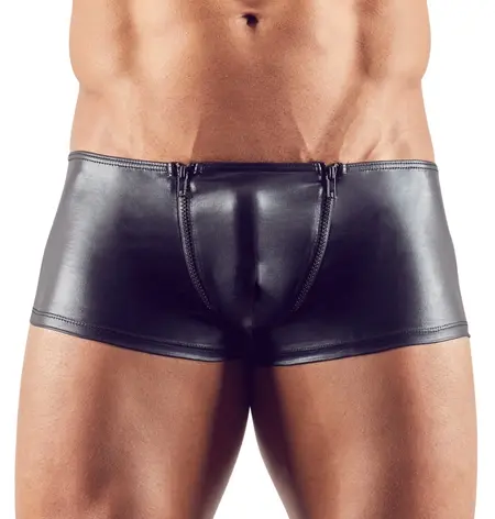 NEK Muške Sjajne Žurke Pantalone sa Detaljima Rajfeslusa, Veličina M
