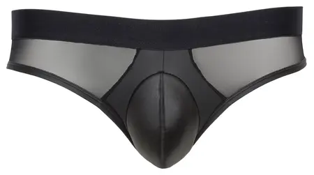 Svenjoyment Men's Briefs Model Padded Black Matte Mesh M