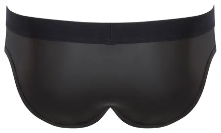 Svenjoyment Men’s Briefs Black Matte Mesh, Padded Front, Size S