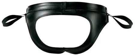 Svenjoyment Bondage Jock Briefs XL Matte Black with Adjustable Cuffs