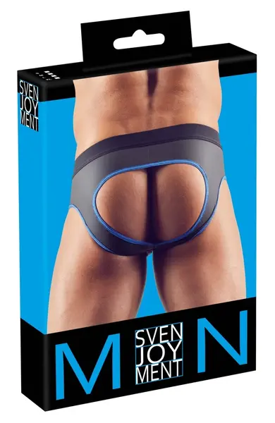 NEK Muški Jock L Crna mat finiš u neopren stilu, prednji patent zatvarač