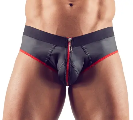 NEK Jokstrap L - Crna mat finiš, patent zatvarač napred, neopren izgled