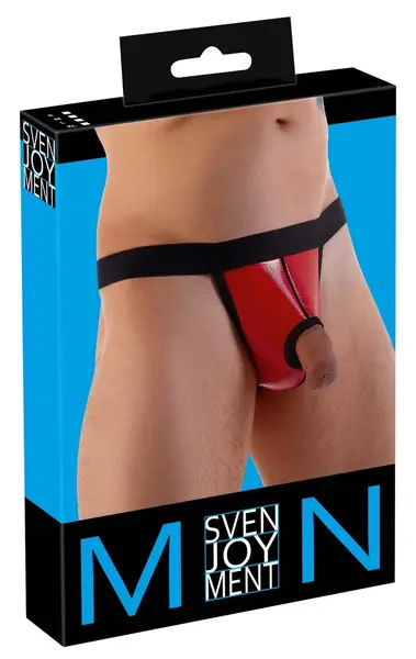 Svenjoyment Tango L/XL Sjajna crvena vinil sa crnim ukrasima i Swell funkcijom