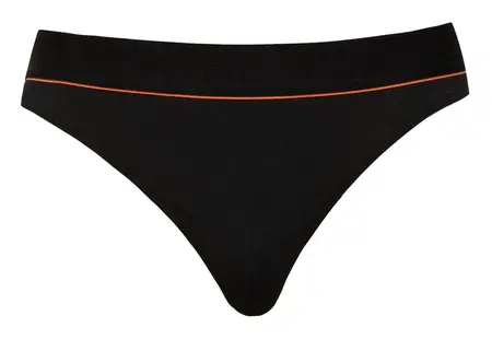Svenjoyment Men's String XL Organic Cotton, Black-Red, Stretch Fit