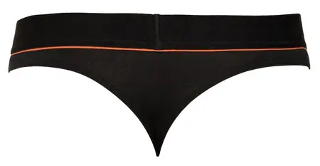 Svenjoyment Men's String Brief M Black-Red Organic Cotton Comfort