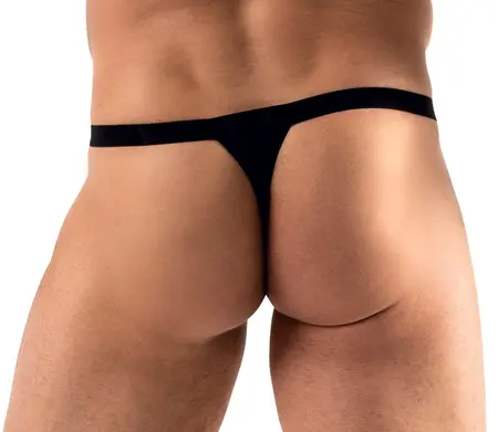 Svenjoyment muški string XL crni sa šarenim kamenovima