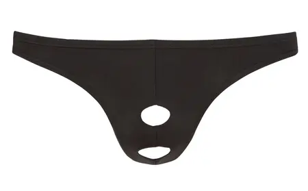 NEK Muške Anatomske String Gaćice L Crne Rastegljiva Poliamid Mešavina