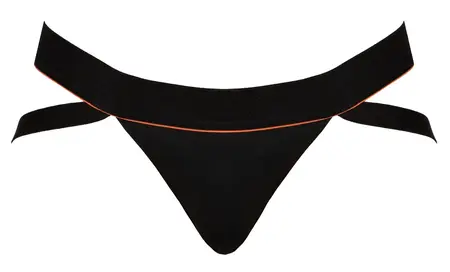 Svenjoyment Men's Jock M Black-Red Organic Cotton Oeko-Tex Certified