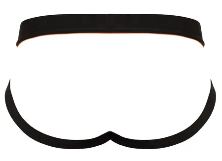 Svenjoyment Men's Jock M Black-Red Organic Cotton Oeko-Tex Certified