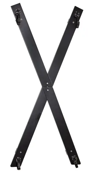 Zado Bondage Krst Crni Zidni Set, Podesive Lisice, 192x92cm