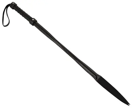 ZADO Uvijeni Kožni Impact Crop sa Dvostrukim Vrhom 68 cm - Crni