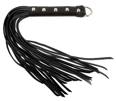 ZADO Leather Flogger Beginner - Compact Intimate Impact Tool 52 cm