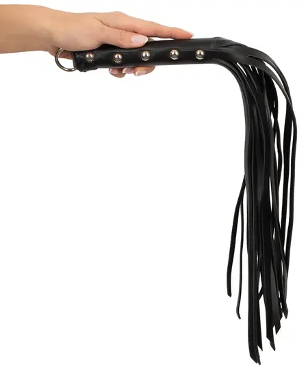 ZADO Leather Flogger Beginner - Compact Intimate Impact Tool 52 cm