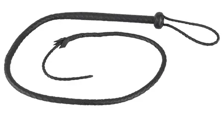 ZADO Single Tail Kožni Impact Bič 132 cm Crni