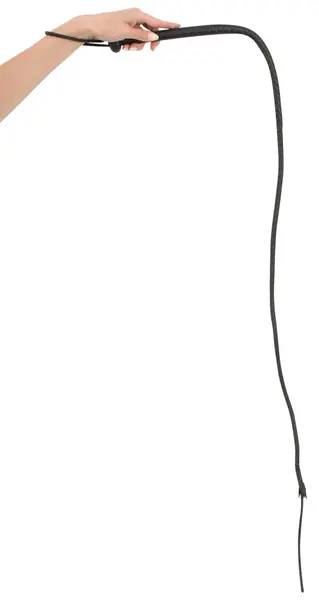 ZADO Single Tail Kožni Impact Bič 132 cm Crni