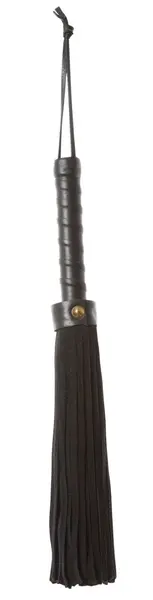 ZADO Leather Flogger 37 cm - Premium Full-Grain Leather Impact Tool