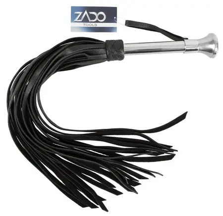 ZADO Leather Impact Tool Stainless Steel Handle 73cm Black/Silver
