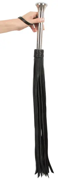ZADO Leather Impact Tool Stainless Steel Handle 73cm Black/Silver