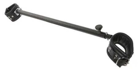 ZADO Podesiva Kožna Šipka za Razdvajanje sa Podstavljenim Lisicama 65-120 cm