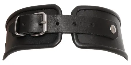 ZADO Bondage Set - Kožna Ogrlica i Podesive Lisice, Crni