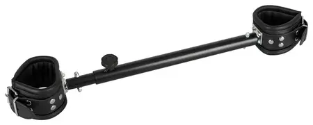 ZADO Podesiva kožna šipka za gležnjeve 35-60cm crni metalni sistem