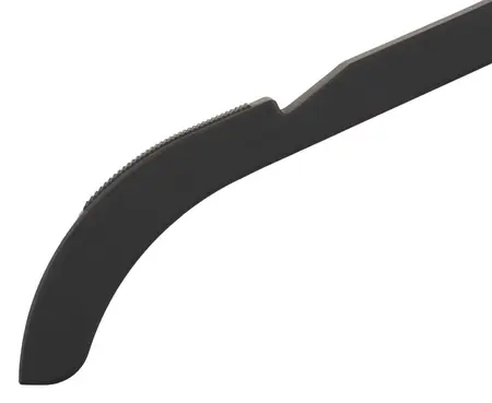 NOIR Ručno rađene velvet vešalice za odeću, zlatna kuka, 43cm, set od 5, crna