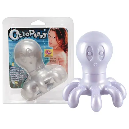 You2Toys OctoPussy Vibrating Massager, 8-Arm, Adjustable Intensity, Purple