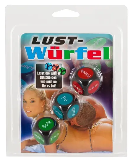You2Toys Fun Dice Set, nemačka verzija, 3 komada, 2,4 cm