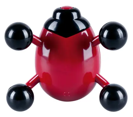 You2Toys Beetle Massager Red-Black Vibrating Relaxation Device 12x14cm