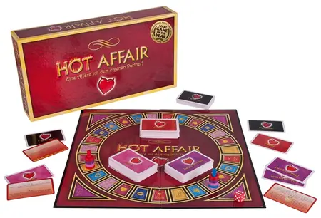 HOT AFFAIR Igra za parove – društvena igra sa 4 špila karata, nemački