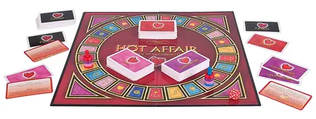HOT AFFAIR Igra za parove – društvena igra sa 4 špila karata, nemački
