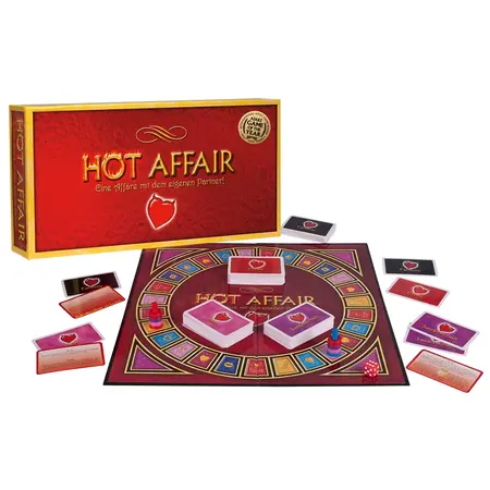 HOT AFFAIR Igra za parove – društvena igra sa 4 špila karata, nemački
