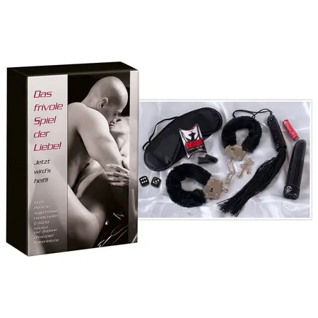 You2Toys Pleasure Game Set – SM kockice, flogger, povez, lisice, vibrator