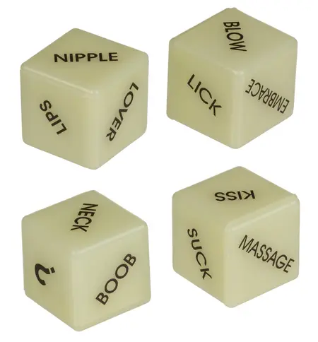 You2Toys Set Kockica Koje Svetle u Mraku - Engleski, ABS, 2cm, 2 komada