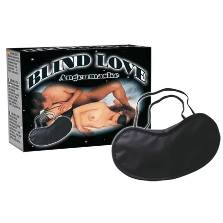 You2Toys Povez za Oci Blind Love Meka Crna Maska Podesivo Prilijeganje