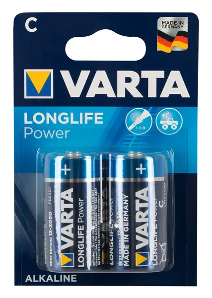 Varta C 1.5V Baterije 2-Pak - Visokoučinske Energetske Celije