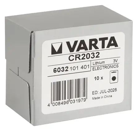 Varta CR2032 Litijumska Baterija 3V - 10-Pak, Dugotrajna Snaga