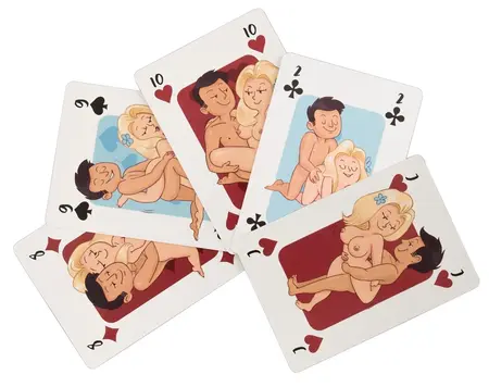 You2Toys Kama Sutra Playing Cards 54pcs - Fun Illustrated Card Game