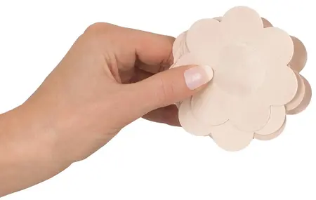 Cottelli Collection Nipple Cover tekstilni 6 pari u obliku cveta 7 cm