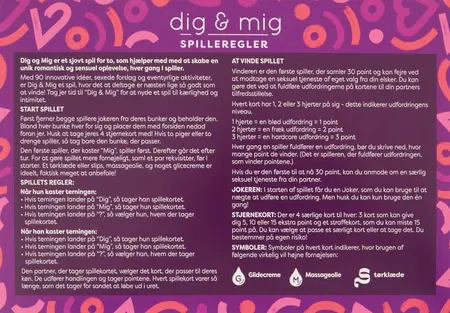 Dig & Mig dansko izdanje - Avanturistička igra za parove, 90 aktivnih kartica