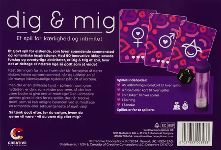 Dig & Mig dansko izdanje - Avanturistička igra za parove, 90 aktivnih kartica