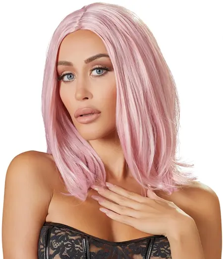 You2Toys Bob perika podesiva roze 30cm poliester