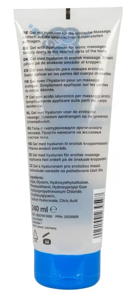 KlatschNass Vodeni gel za masažu sa Hijaluronom 240 ml Veganski