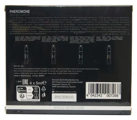 HOT Feromonski parfem tester set za muškarce 4x5ml - Urban kolekcija