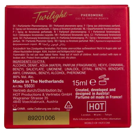 HOT Twilight Eau de Parfum za žene 15ml sa feromonskim kompleksom