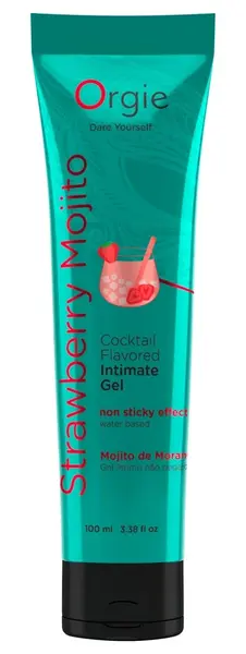 Orgie Lube Tube Strawberry Mojito 100ml Water-Based Intimate Gel